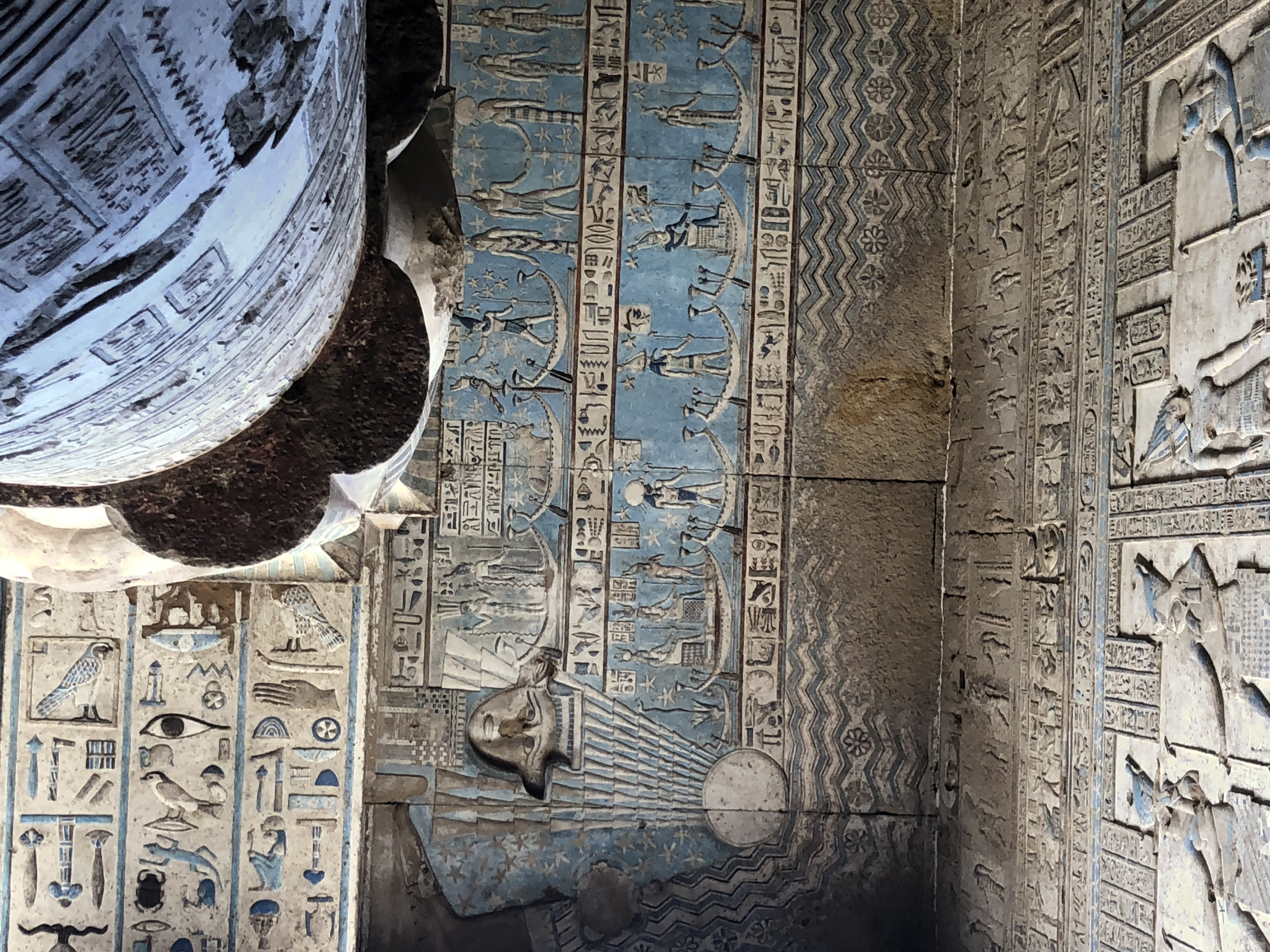 Dendera Temple ceiling — celestial map of the ancient Egyptians